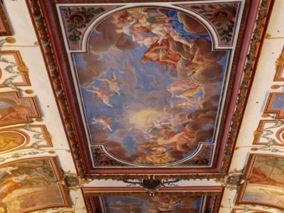 Ceiling inside Hayden Hall