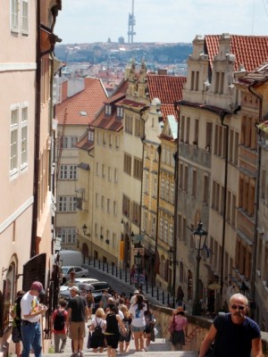 Walking down into Old Town